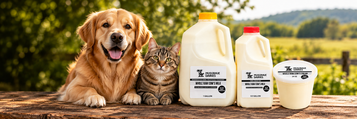 Raw Milk for Pets
